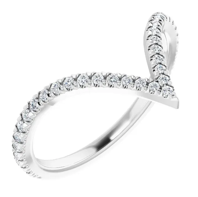 Kenla Round Diamonds 3/4 Eternity Contour Wedding & Anniversary Band