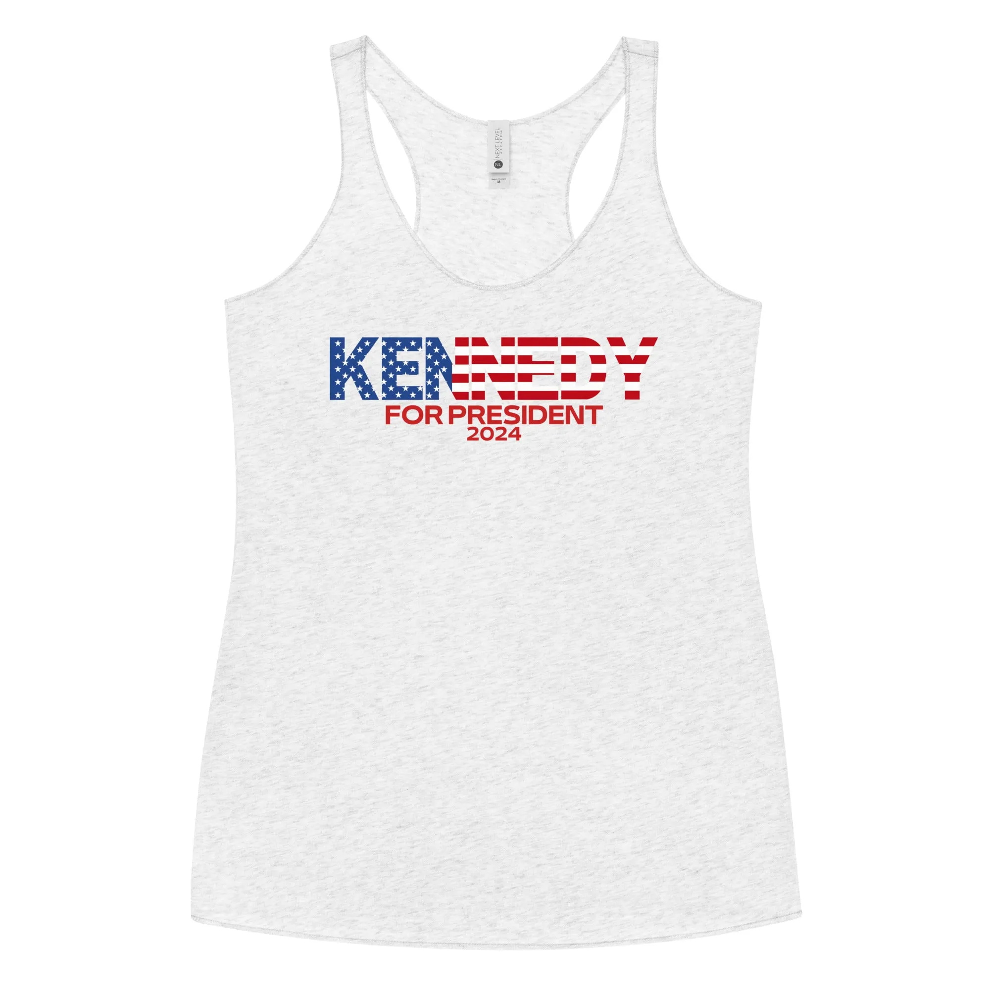 Kennedy for President Flag Women's Racerback Tank