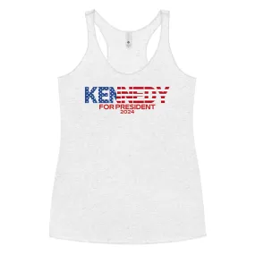 Kennedy for President Flag Women's Racerback Tank