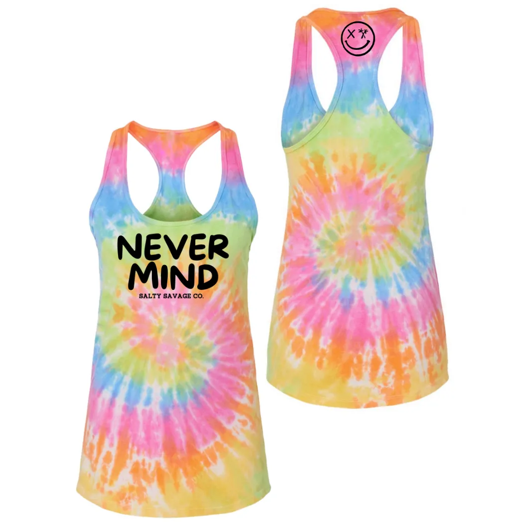 Ladies “NEVERMIND” Racerback Tank