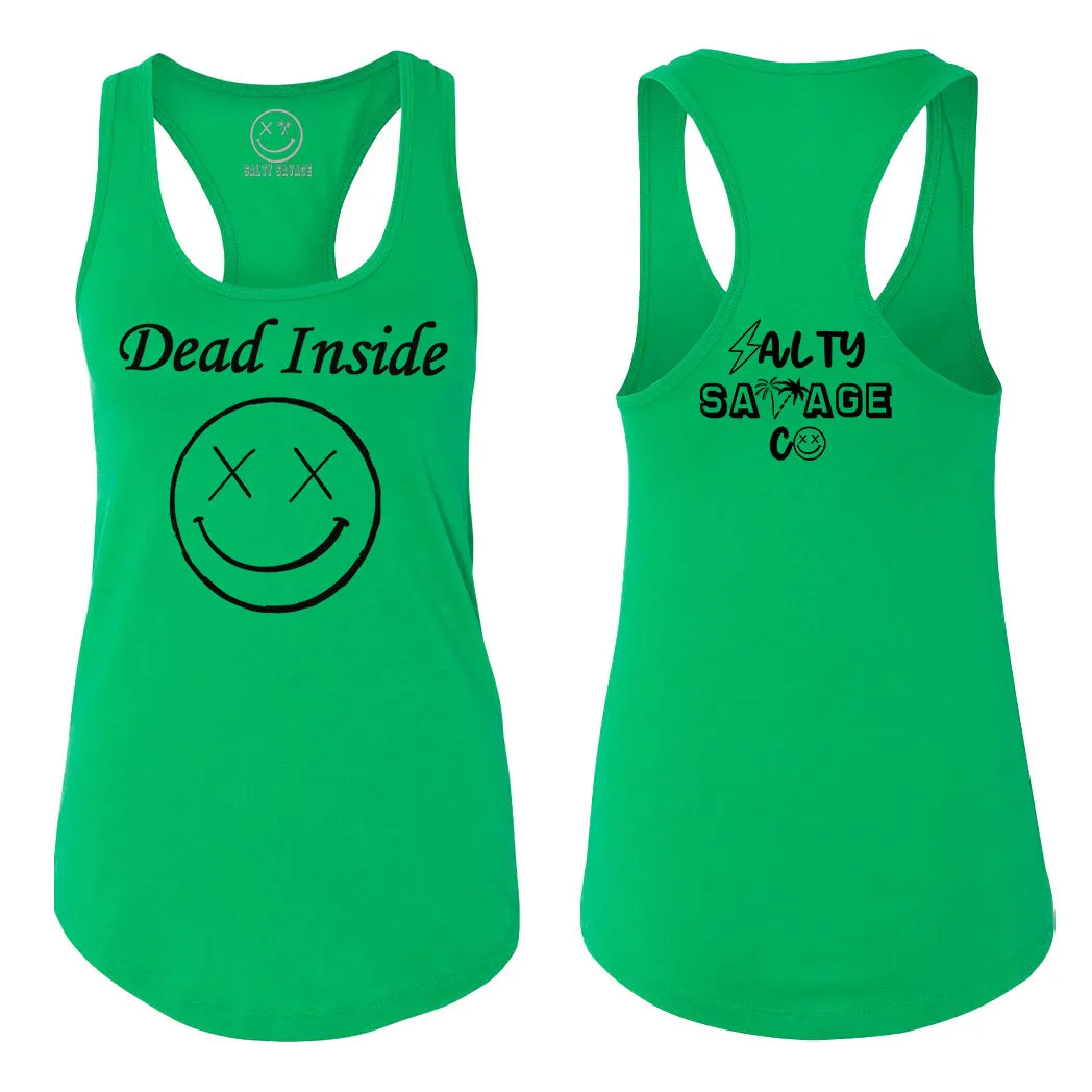 Ladies "Dead Inside" Racerback Tank