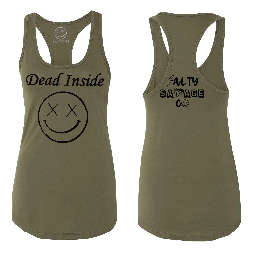 Ladies "Dead Inside" Racerback Tank