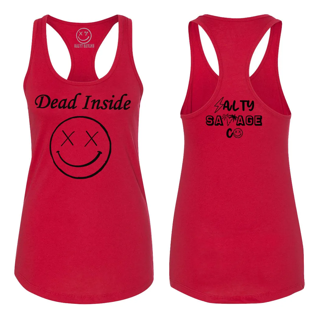 Ladies "Dead Inside" Racerback Tank