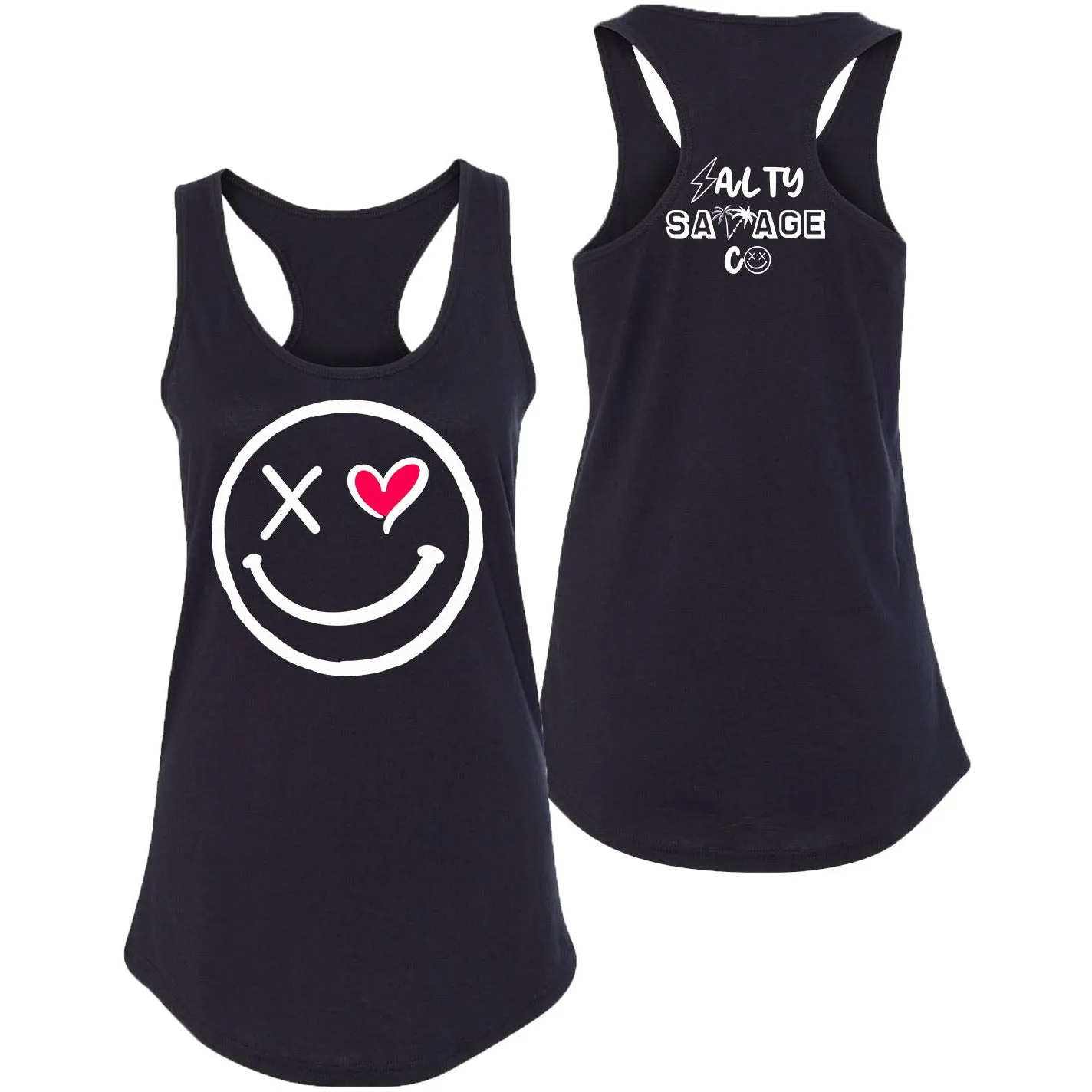 Ladies "Heart Eye" Racerback Tank | Valentine Edition |