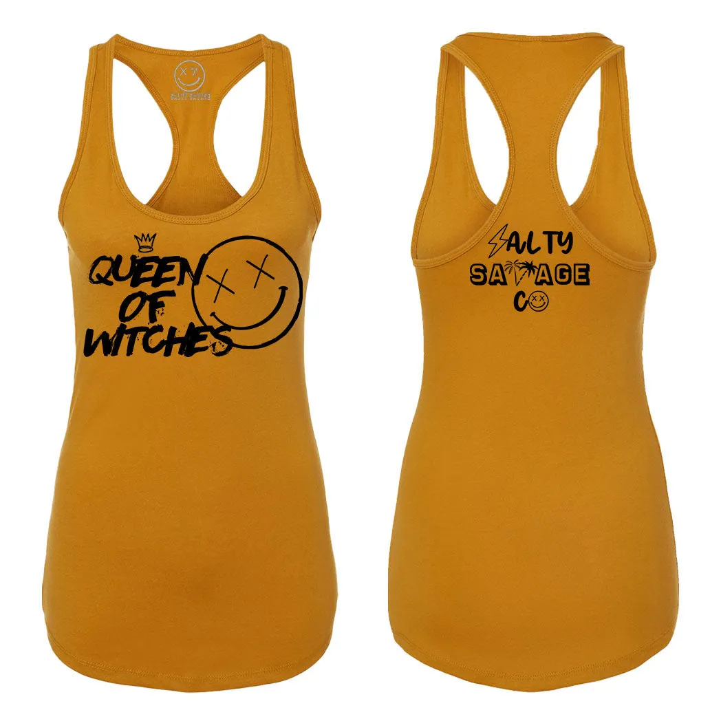 Ladies "Queen of Witches" Racerback Tank