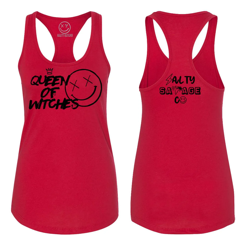 Ladies "Queen of Witches" Racerback Tank