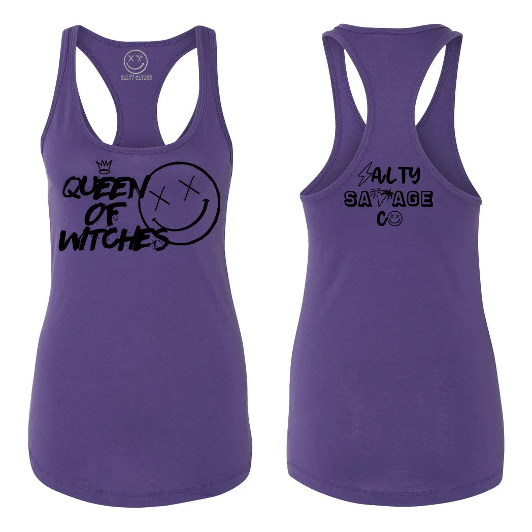 Ladies "Queen of Witches" Racerback Tank