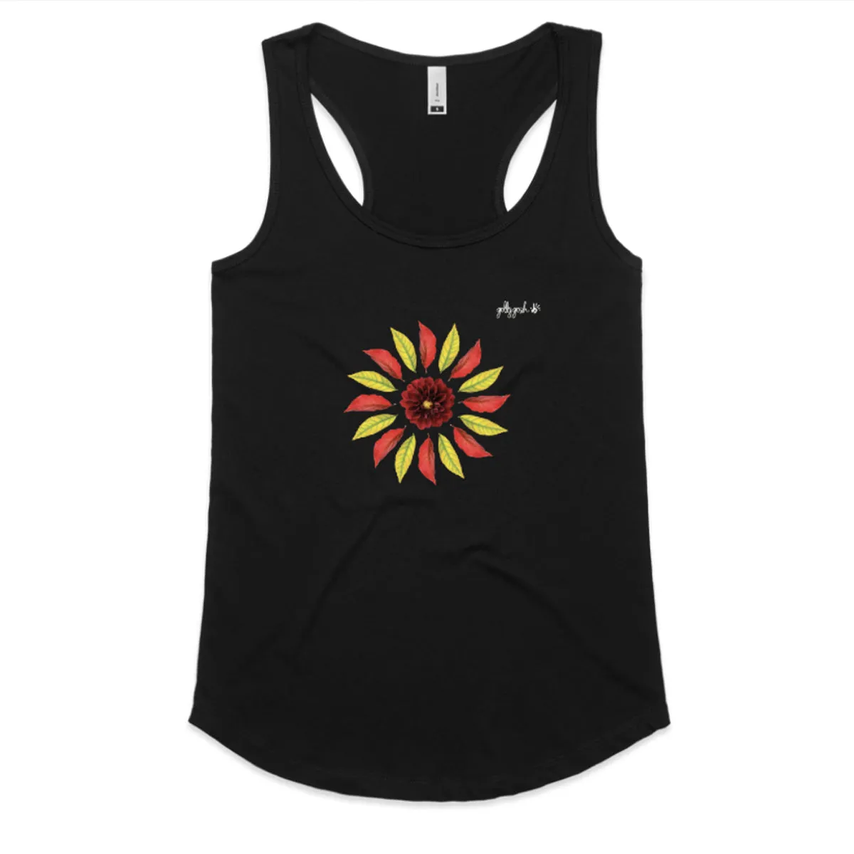 Leaf Circle Racerback Singlet