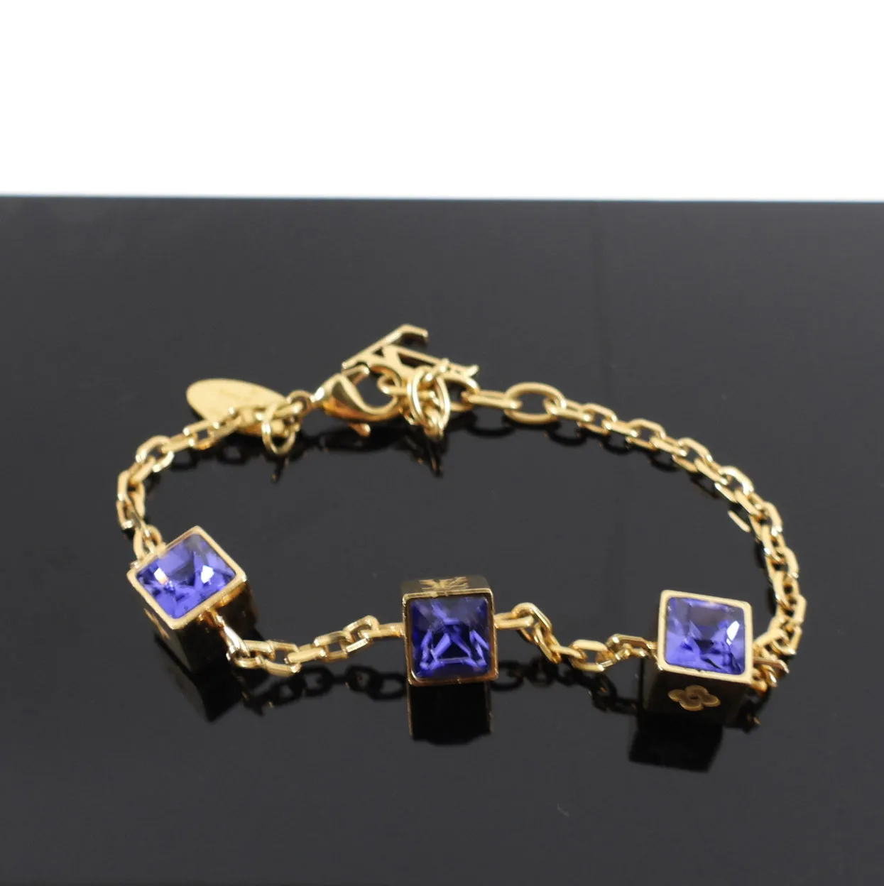 Louis Vuitton Swarovski Crystal Gamble Bracelet