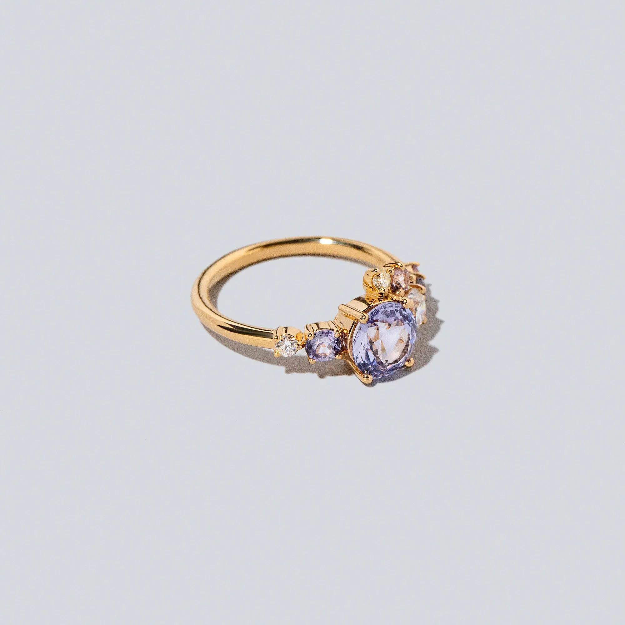 Luna Ring - Purple Sapphire