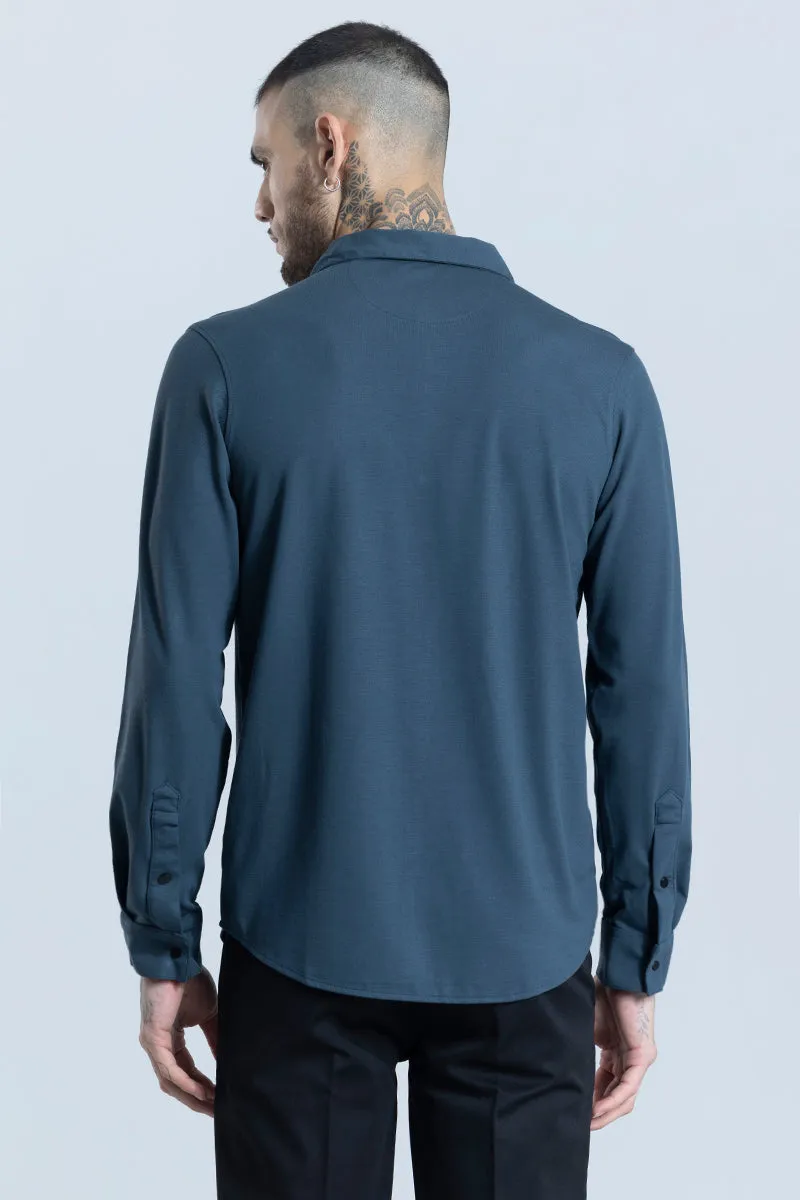 Madrigo Dark Teal Blue Shirt