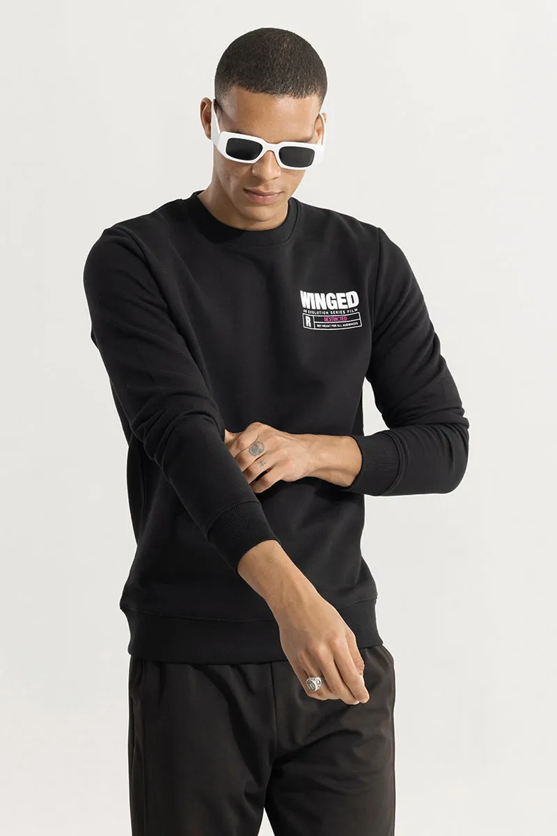 Metamorphosis Black Sweatshirt