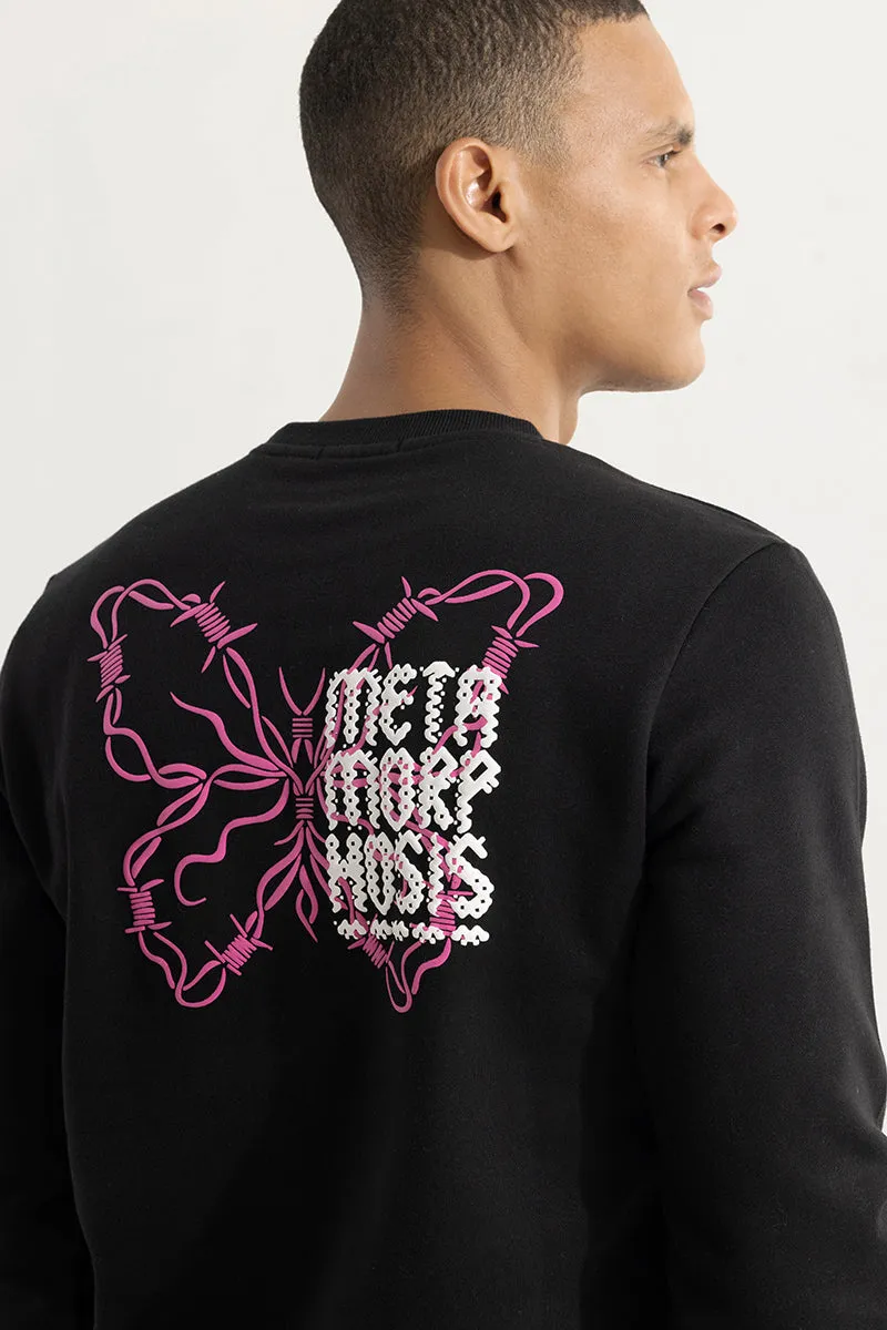 Metamorphosis Black Sweatshirt