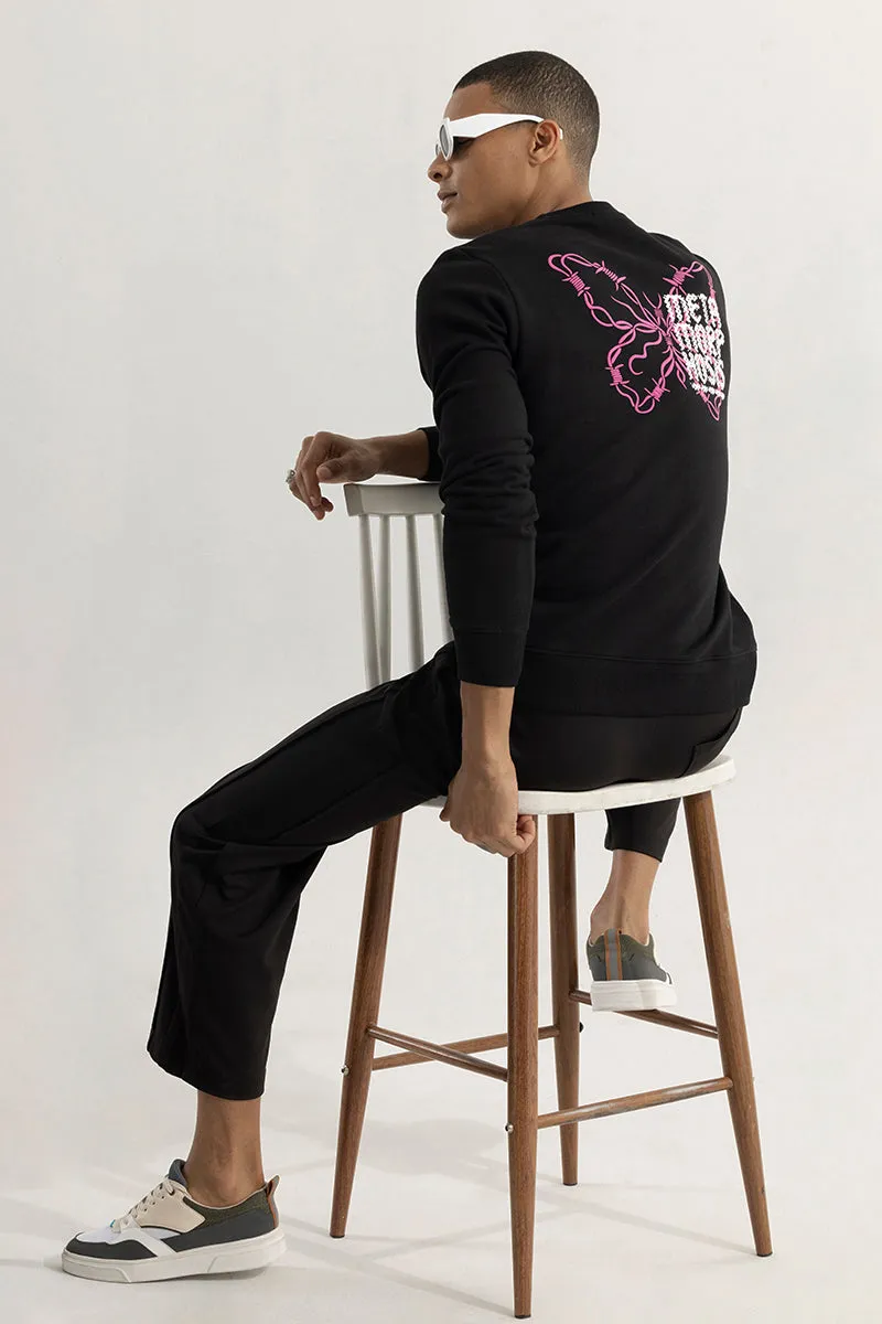 Metamorphosis Black Sweatshirt