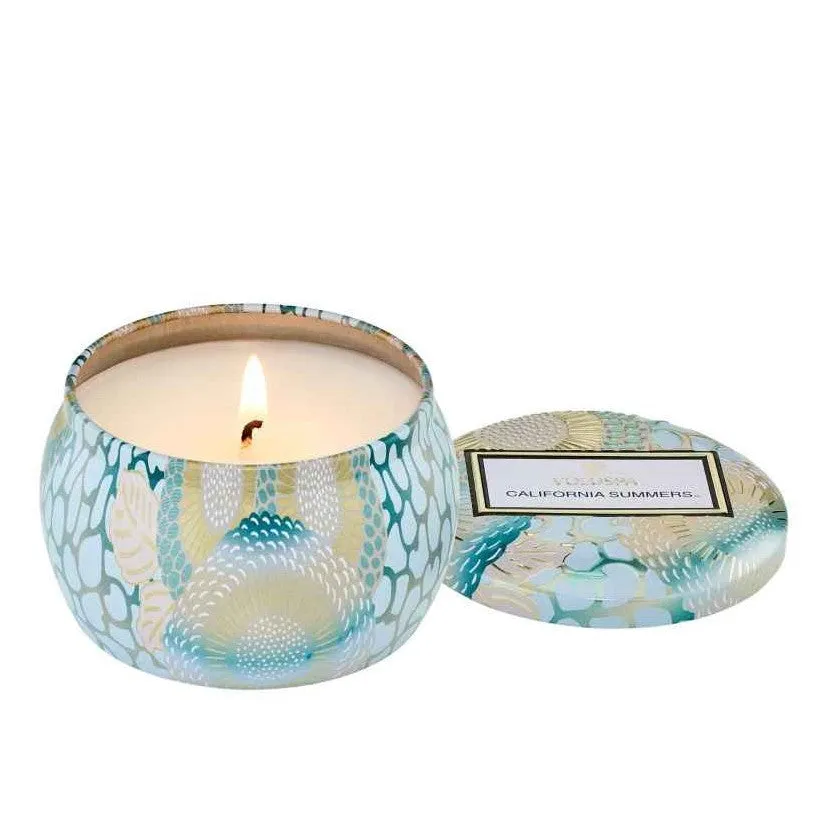 Mini Decorative Tin Candle, California Summers | Voluspa