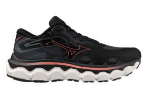 Mizuno Wave Horizon 7 (D Width) - Black Dubarry (Womens)