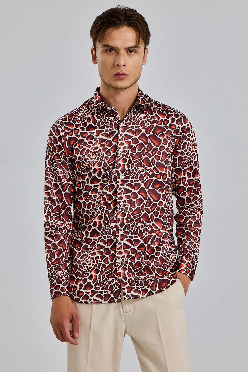 Moltenlava Brown Shirt