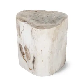 Natural Polished Petrified Wood Stool from Indonesia - 18 / 227 lbs