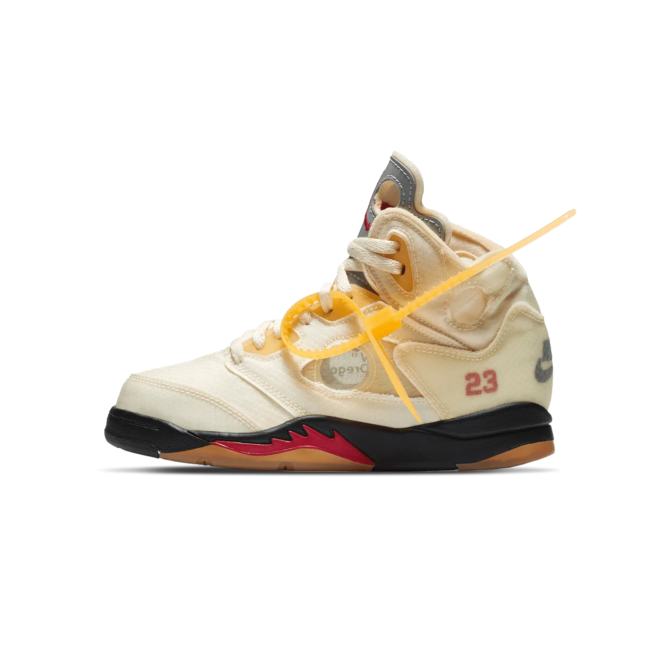 Off-White x Air Jordan 5 Retro SP PS 'Sail'