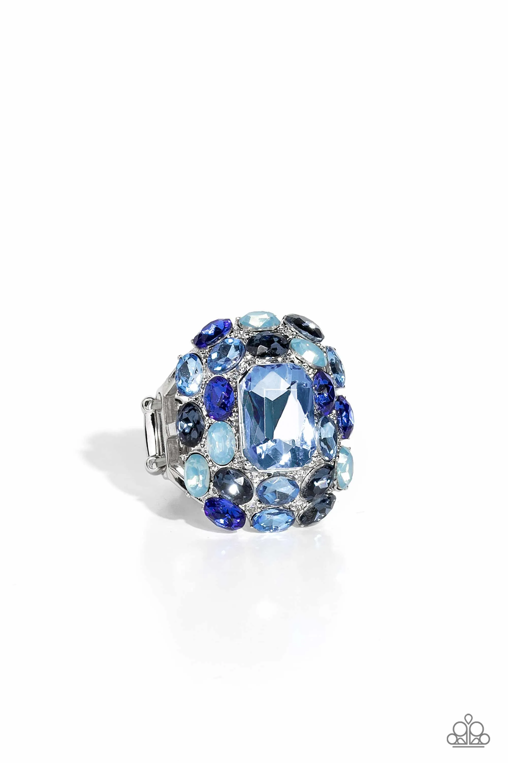 Paparazzi Perfectly Park Avenue Blue Exclusive Ring