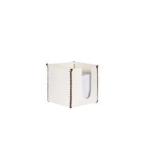 Post-it Holder Printed Croco White