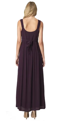 Purple Maternity Dress