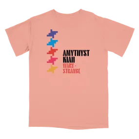 "Wary   Strange" Pink Pixels Unisex Tee