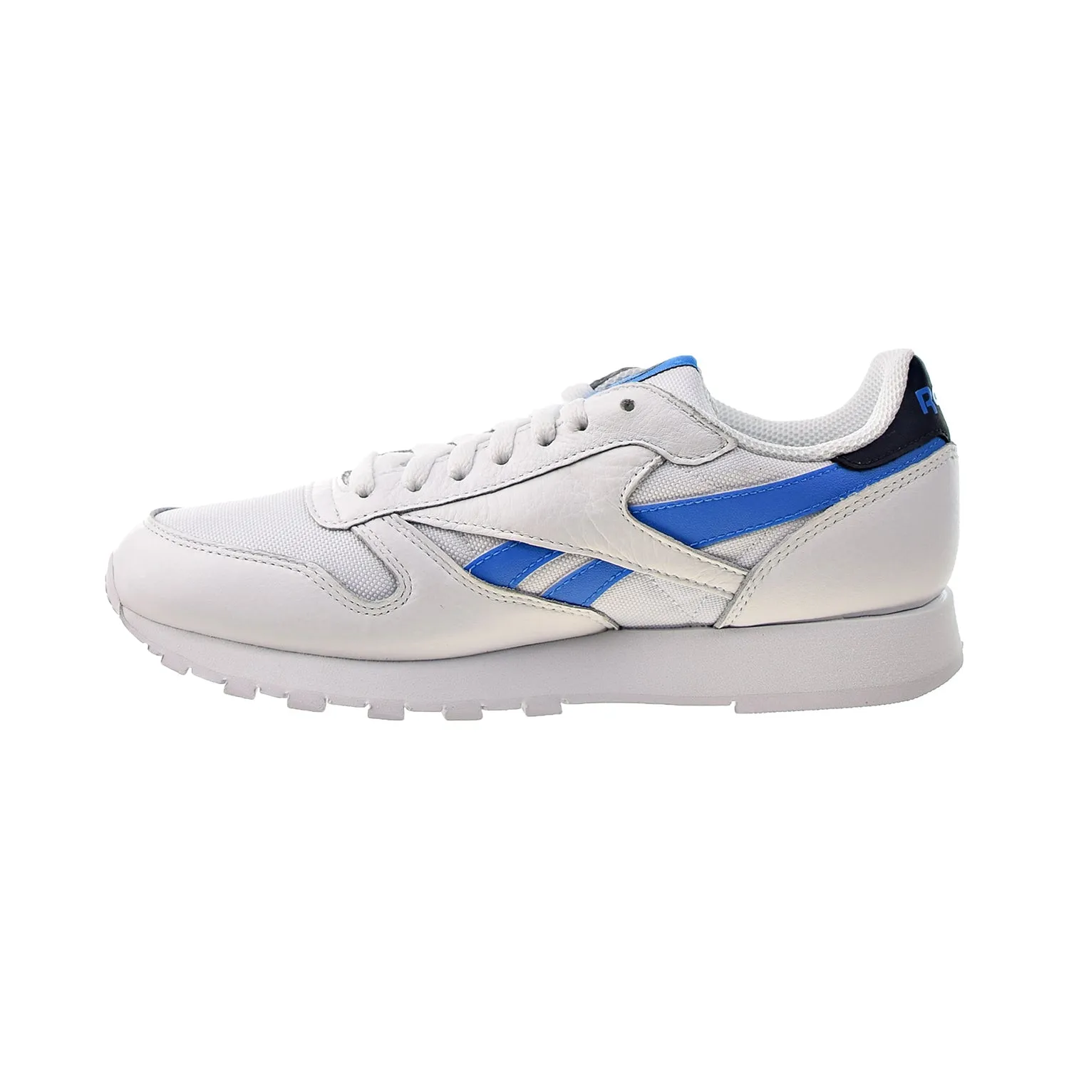 Reebok Classic Leather Men's Shoes White-Horizon Blue-Vector Navy