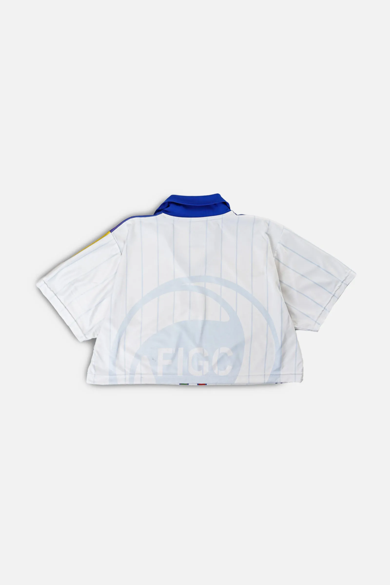 Rework Crop Italy Soccer Jersey - L