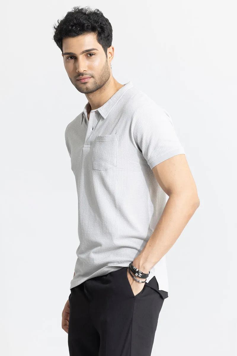 Roller Grey Polo T-Shirt