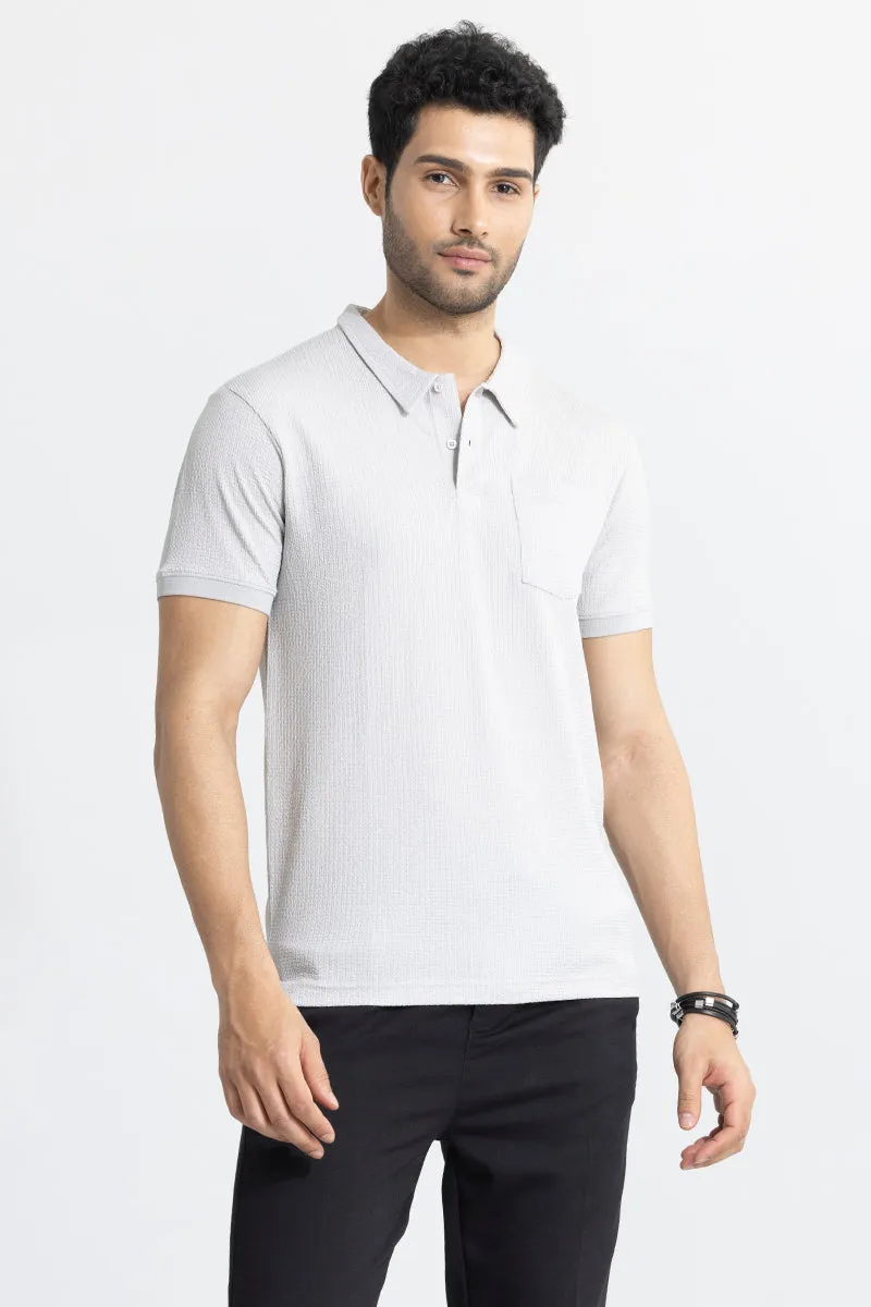 Roller Grey Polo T-Shirt