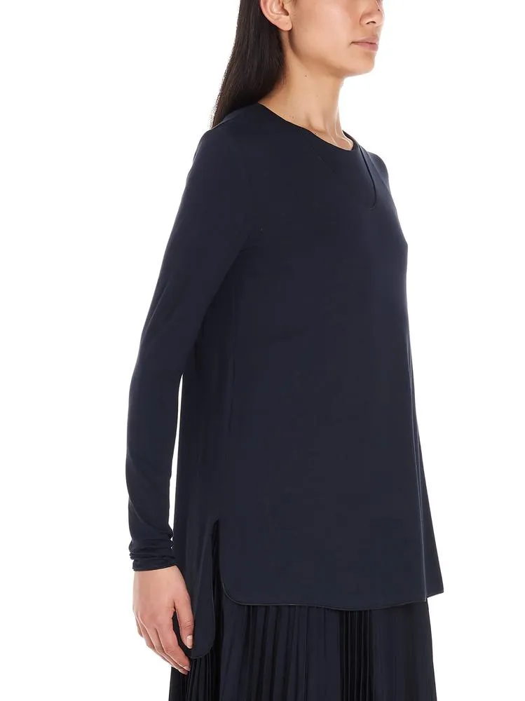 'S Max Mara Pleated Skirt Top and Tee Set