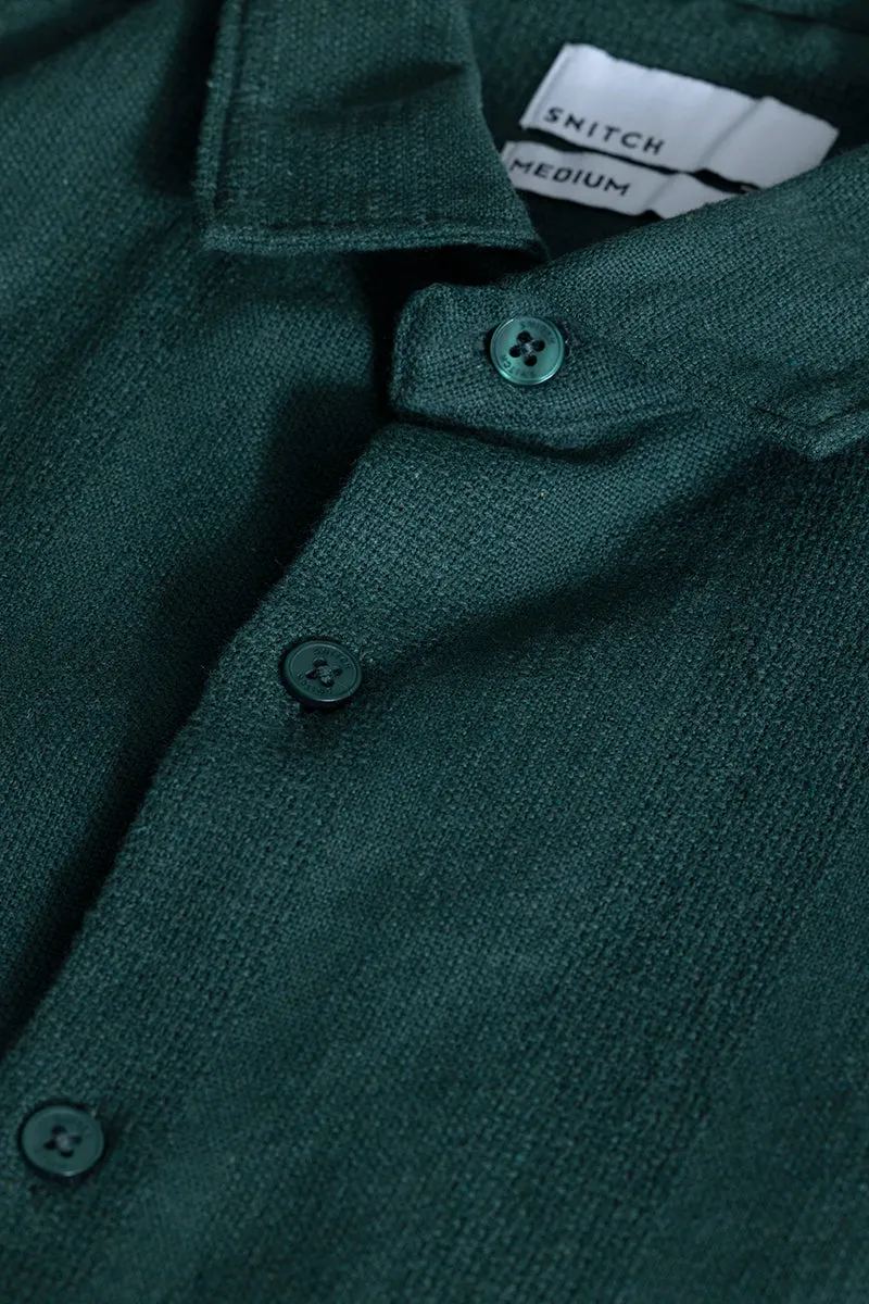 Self Stripe Green Shirt