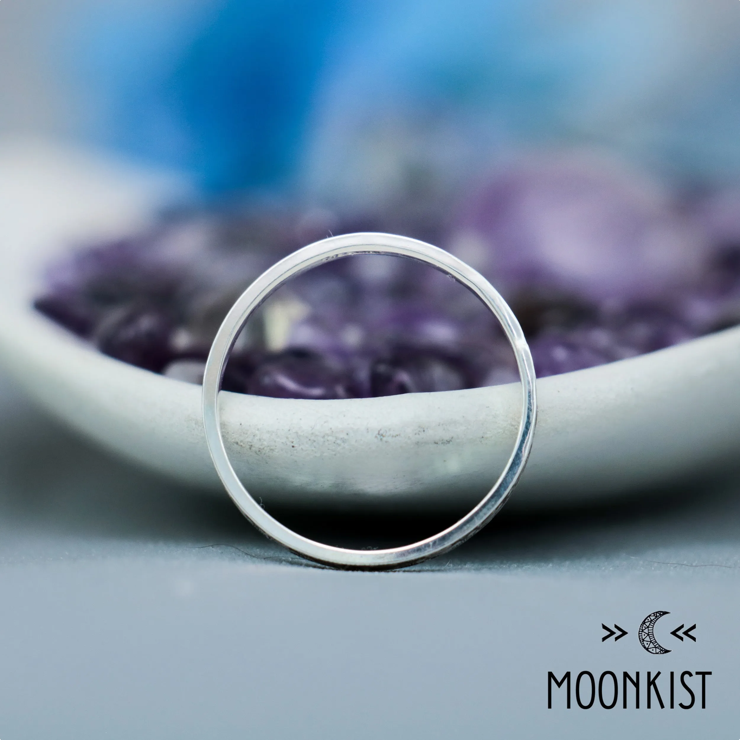 Silver Comet Midi Ring Celestial Pinky Ring | Moonkist Designs