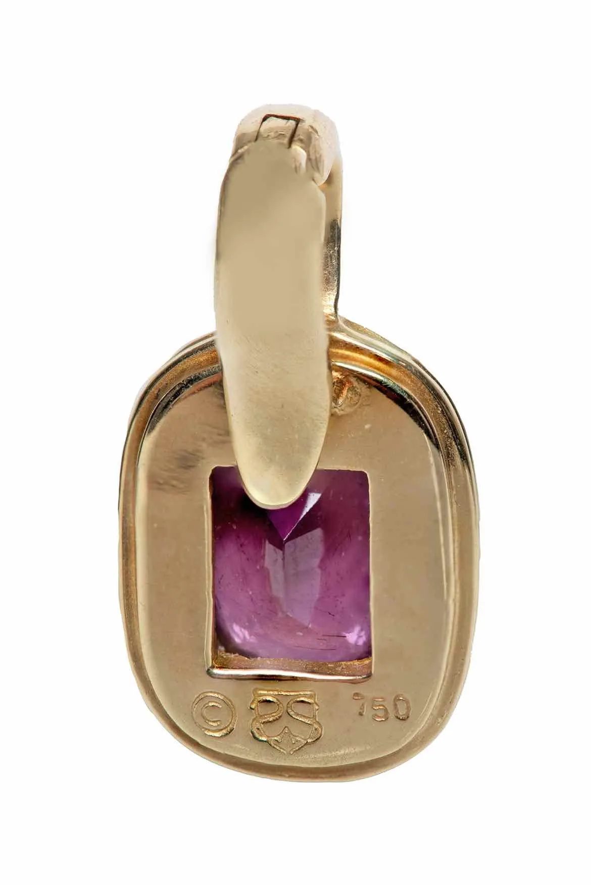 Slane & Slane 18K Gold & Amethyst Pendant