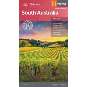 South Australia State Map - 8th Edition