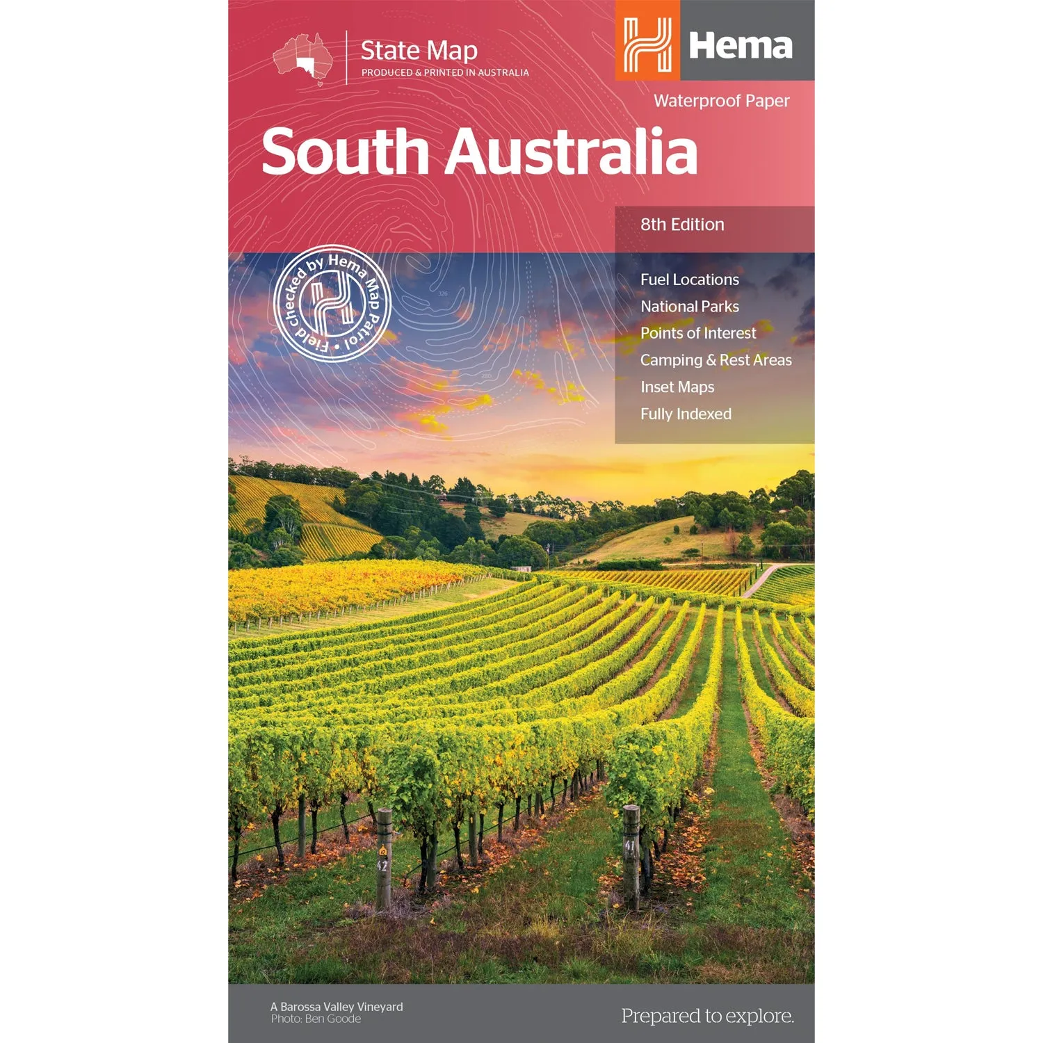 South Australia State Map - 8th Edition