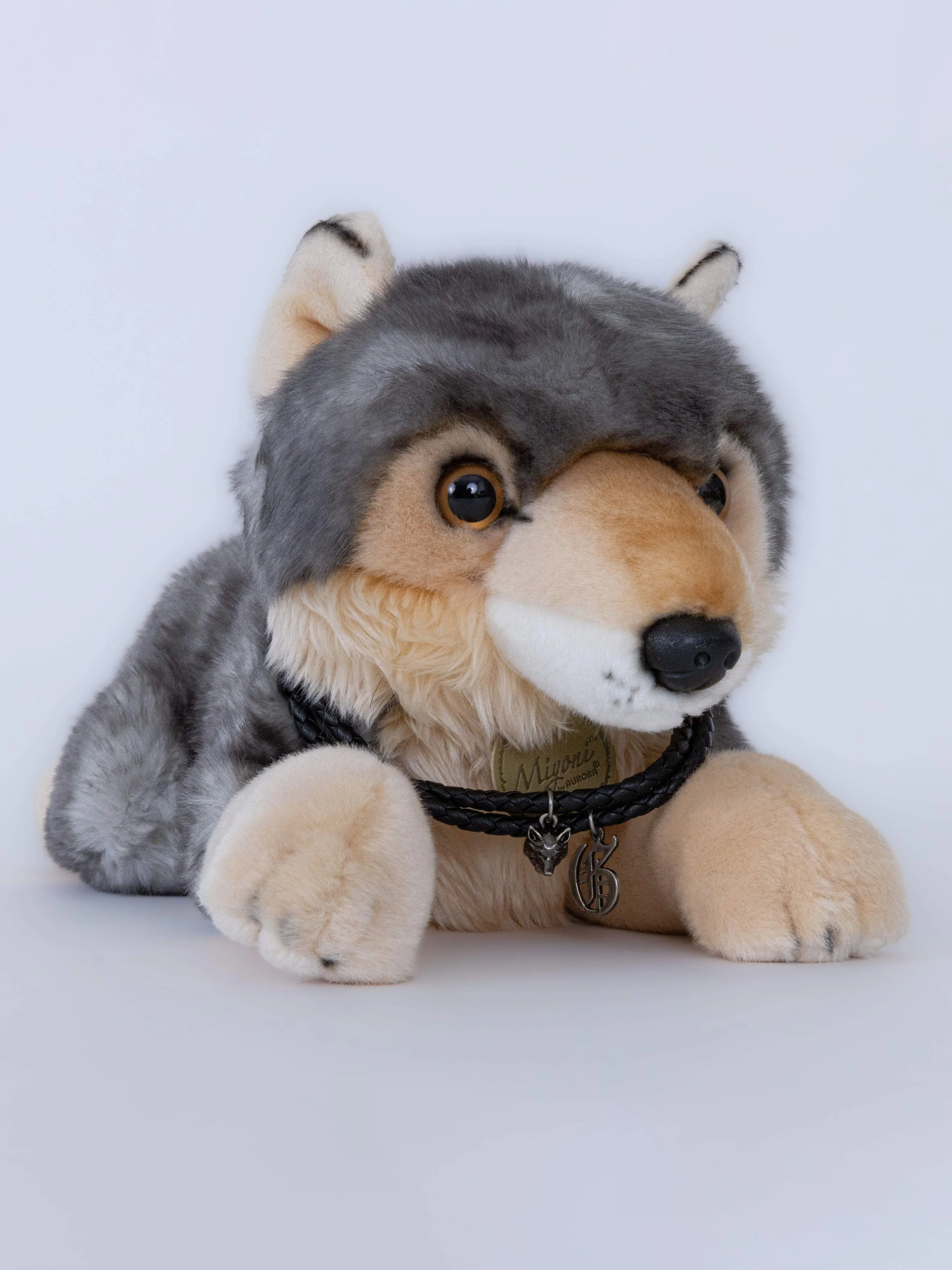 Spirit Wolf Stuffie With Bracelet