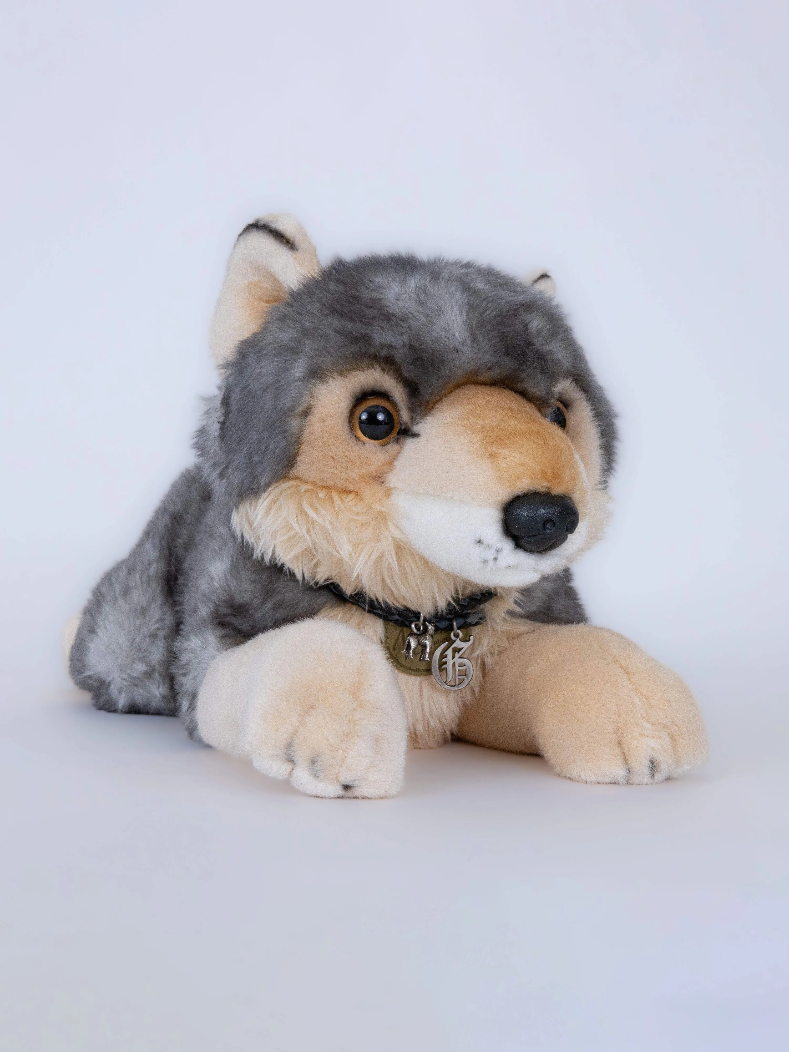 Spirit Wolf Stuffie With Bracelet