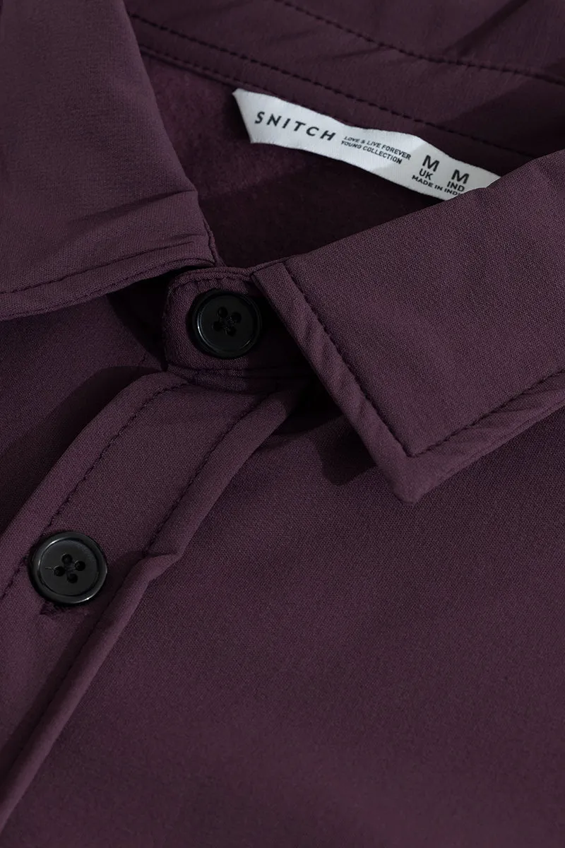 Spoondrift Mauve Overshirt