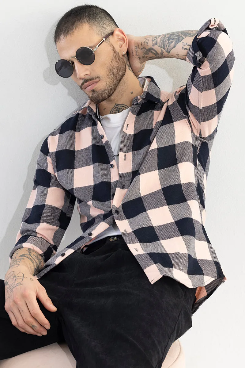 Square Couture Pink Checks Shirt