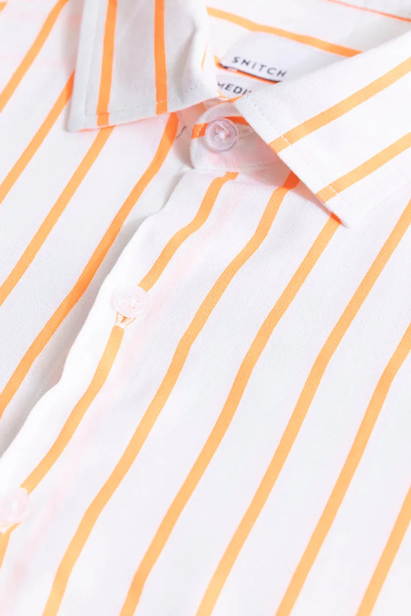 Stripe Vibe Orange Shirt