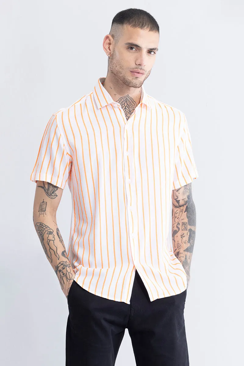 Stripe Vibe Orange Shirt