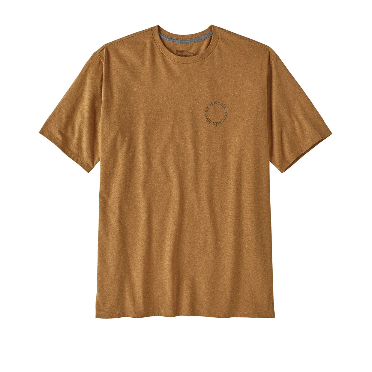 T-shirt Uomo Patagonia Spoke Stencil Caramello