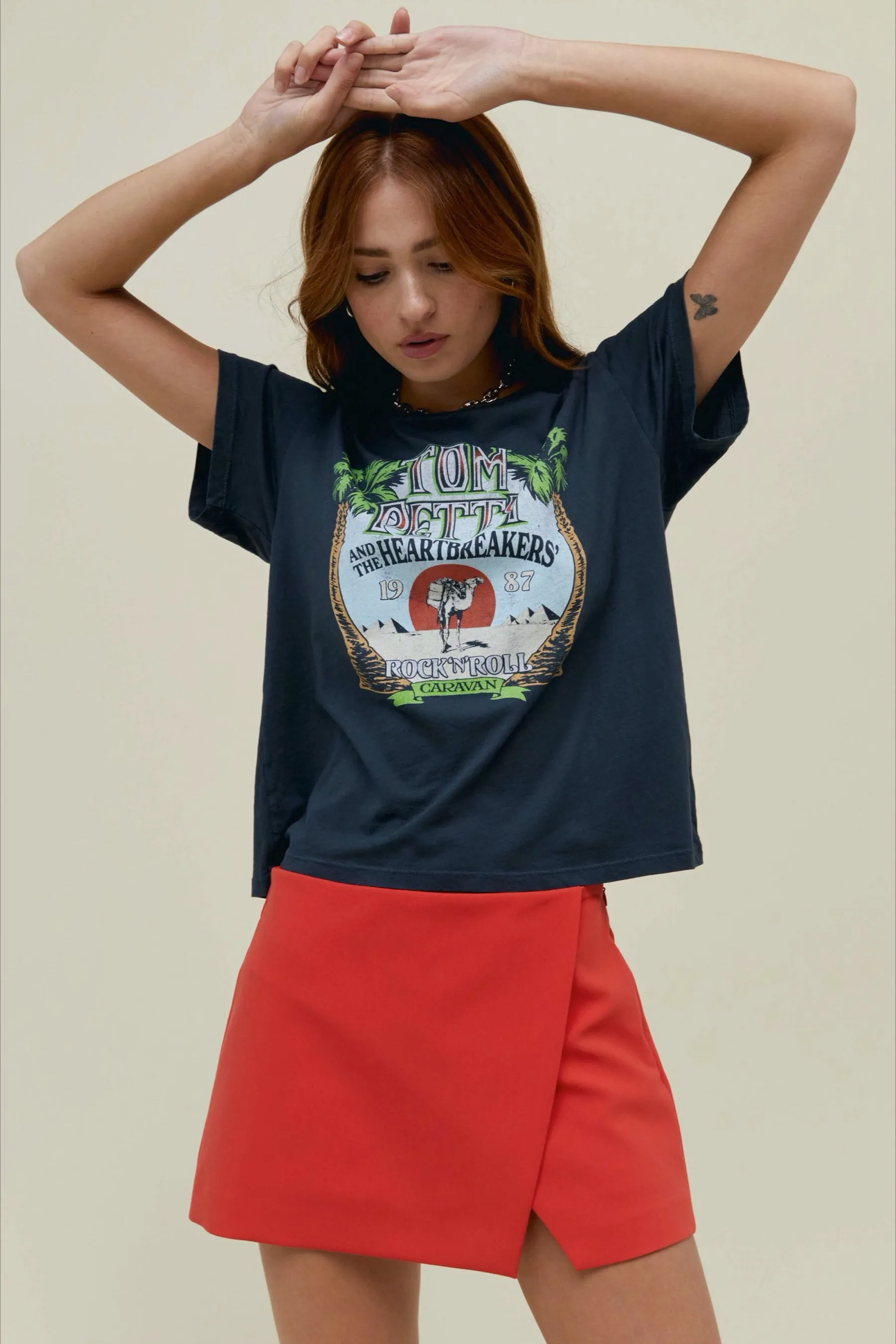 Tom Petty Rock N Roll Caravan Solo Tee