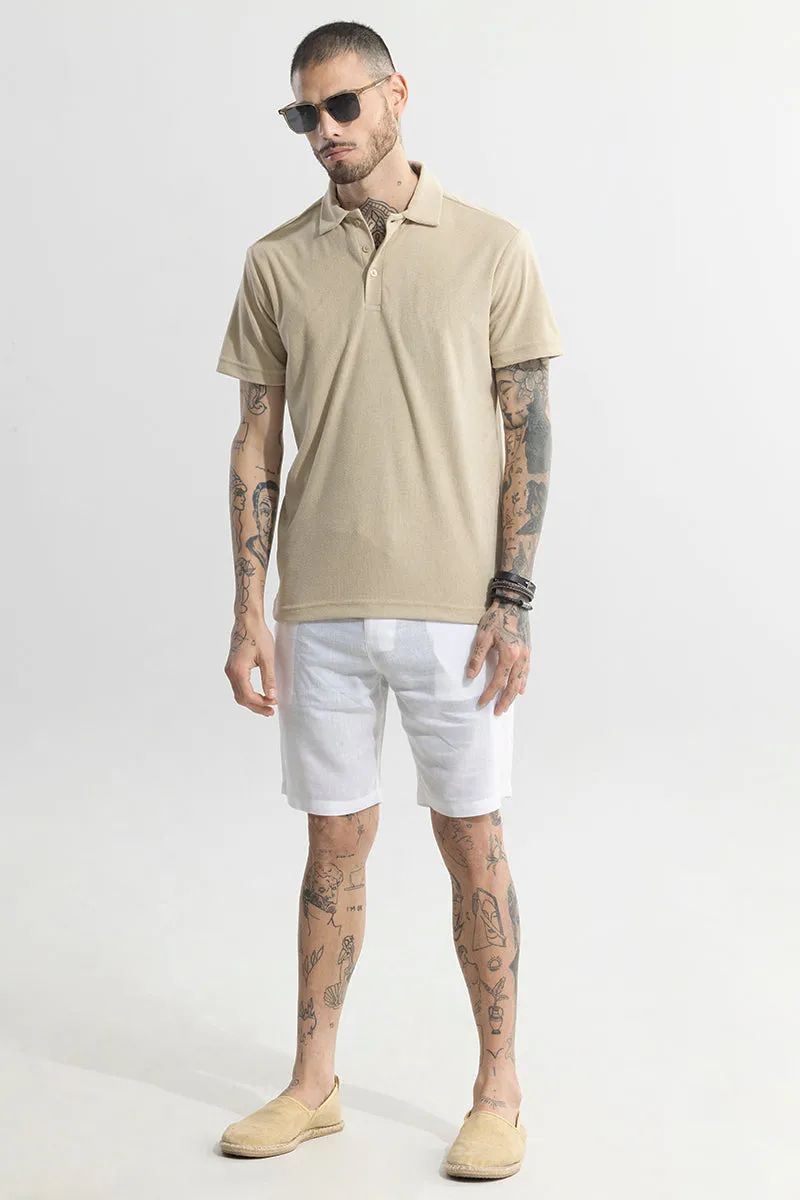 Trent Cream Polo T-Shirt