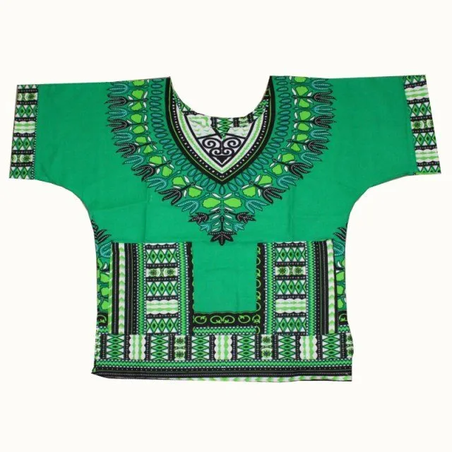 Unisex Stylish and Comfortable Dashiki Dress - Traditional African Clothing for Children in Soft Cotton Fabric