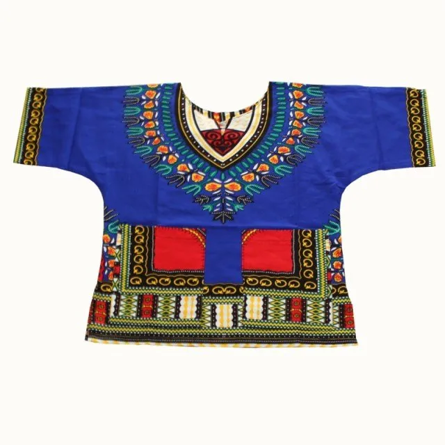 Unisex Stylish and Comfortable Dashiki Dress - Traditional African Clothing for Children in Soft Cotton Fabric