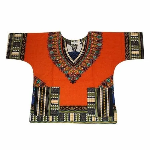 Unisex Stylish and Comfortable Dashiki Dress - Traditional African Clothing for Children in Soft Cotton Fabric