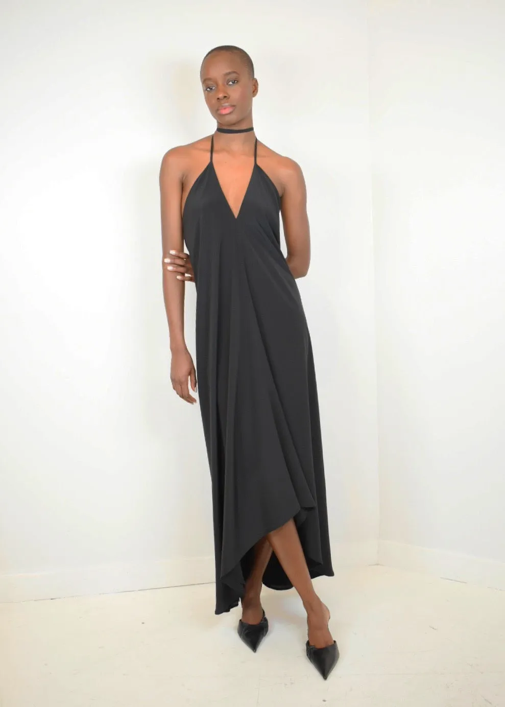 Vivian Dress in Silk Crepe